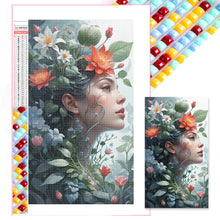 Load image into Gallery viewer, Diamond Painting - Full Square - Flower fairy (40*70CM)
