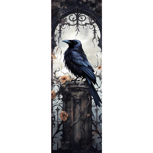 Diamond Painting - Full Round - Black bird (30*90CM)