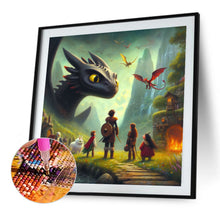 Load image into Gallery viewer, Diamond Painting - Full Square - How to train your dragon (40*40CM)
