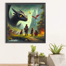 Load image into Gallery viewer, Diamond Painting - Full Square - How to train your dragon (40*40CM)

