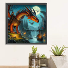 Load image into Gallery viewer, Diamond Painting - Full Square - How to train your dragon (40*40CM)
