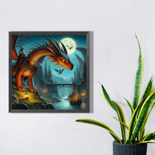 Load image into Gallery viewer, Diamond Painting - Full Square - How to train your dragon (40*40CM)
