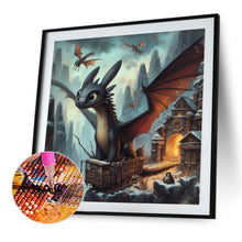 Load image into Gallery viewer, Diamond Painting - Full Square - How to train your dragon (40*40CM)
