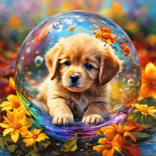 Load image into Gallery viewer, 4pcs Round Diamond Painting Set - Animal series (30*30CM)
