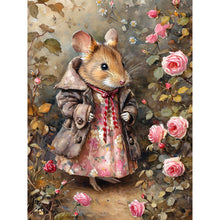 Load image into Gallery viewer, 3pcs Square Diamond Painting Set - Little animals in the flowers (30*40CM)
