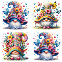 Load image into Gallery viewer, 4pcs Square Diamond Painting Set - Gnome (30*30CM)
