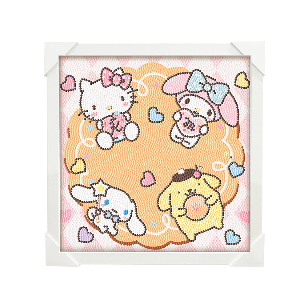 Sanrio Diamond Art Painting Kits with Frame for Kids Ages 4-8-12 Art Crafts