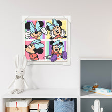 Load image into Gallery viewer, Mickey and Minnie Diamond Art Painting Kits with Frame for Kids Ages 4-8-12
