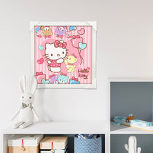 Load image into Gallery viewer, Hello Kitty Diamond Art Painting Kits with Frame for Kids Ages 4-8-12 Art Crafts
