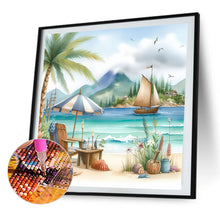 Load image into Gallery viewer, AB Diamond Painting - Full Round - Beach vacation (40*40CM)
