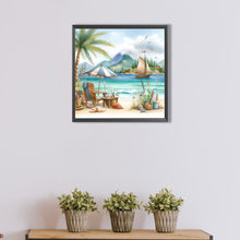 Load image into Gallery viewer, AB Diamond Painting - Full Round - Beach vacation (40*40CM)
