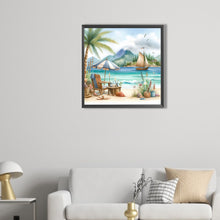 Load image into Gallery viewer, AB Diamond Painting - Full Round - Beach vacation (40*40CM)
