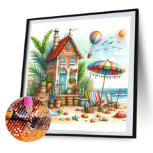 Load image into Gallery viewer, AB Diamond Painting - Full Round - Beach hut (40*40CM)
