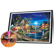 Load image into Gallery viewer, Diamond Painting - Full Square - Lakeside hut (50*40CM)
