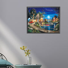 Load image into Gallery viewer, Diamond Painting - Full Square - Lakeside hut (50*40CM)
