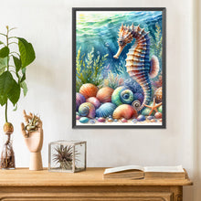 Load image into Gallery viewer, Diamond Painting - Full Round - Seahorse under the sea (30*40CM)
