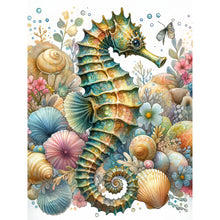 Load image into Gallery viewer, Diamond Painting - Full Round - Seahorse under the sea (30*40CM)
