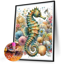 Load image into Gallery viewer, Diamond Painting - Full Round - Seahorse under the sea (30*40CM)
