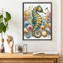 Load image into Gallery viewer, Diamond Painting - Full Round - Seahorse under the sea (30*40CM)

