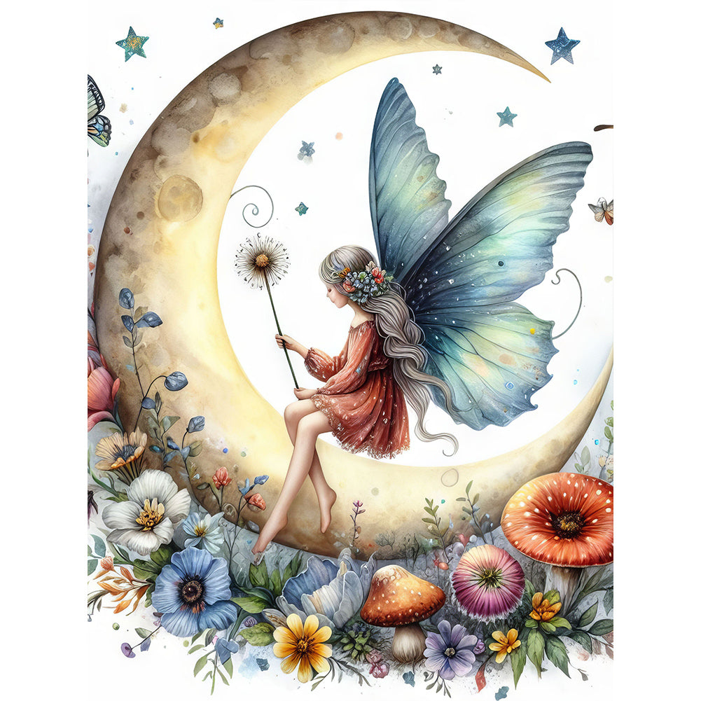 Diamond Painting - Full Round - Moon fairy (30*40CM)