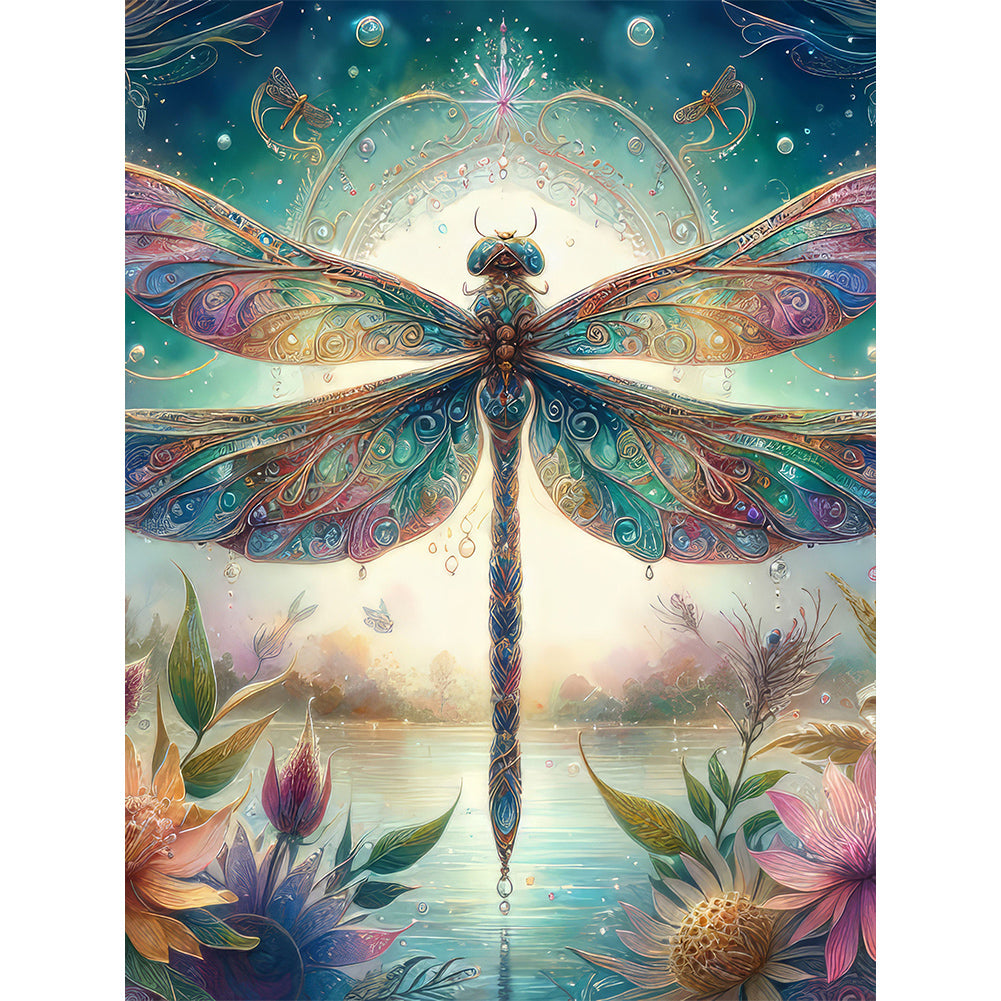 Diamond Painting - Full Round - Dragonfly (30*40CM)