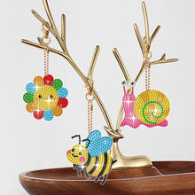 Load image into Gallery viewer, 8Pcs Double Sided Special Shaped Cartoon Diamond Painting Keychain for Beginners
