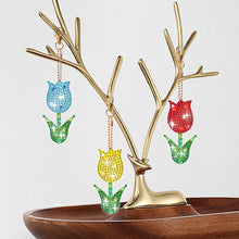 Load image into Gallery viewer, 8Pcs Double Sided Special Shaped Cartoon Diamond Painting Keychain for Beginners
