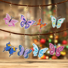 Load image into Gallery viewer, 8Pcs Double Sided Special Shaped Cartoon Diamond Painting Keychain for Beginners
