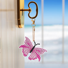 Load image into Gallery viewer, 8Pcs Double Sided Special Shaped Cartoon Diamond Painting Keychain for Beginners
