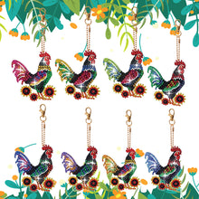Load image into Gallery viewer, 8Pcs Double Sided Special Shaped Cartoon Diamond Painting Keychain for Beginners
