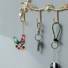 Load image into Gallery viewer, 8Pcs Double Sided Special Shaped Cartoon Diamond Painting Keychain for Beginners
