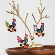 Load image into Gallery viewer, 8Pcs Double Sided Special Shaped Cartoon Diamond Painting Keychain for Beginners
