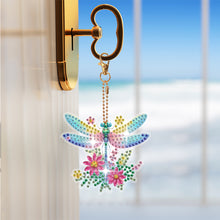 Load image into Gallery viewer, 8Pcs Double Sided Special Shaped Cartoon Diamond Painting Keychain for Beginners
