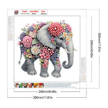 Load image into Gallery viewer, 4pcs Partial Special Diamond Painting Set - Animals and flowers (30*30CM)
