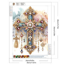 Load image into Gallery viewer, 4pcs Partial Special Diamond Painting Set - Cross and corner stars (30*40CM)
