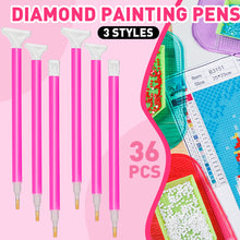 Load image into Gallery viewer, 36Pcs Diamond Painting Pen Diamond Painting Art Drilling Pen Diamond Art Pen Kit
