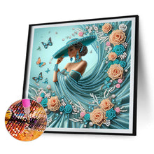 Load image into Gallery viewer, 4pcs Partial Special Diamond Painting Set - Lady (30*30CM)
