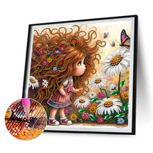 Load image into Gallery viewer, 4pcs Partial Special Diamond Painting Set - Cute girl (30*30CM)

