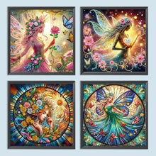 Load image into Gallery viewer, 4pcs Partial Special Diamond Painting Set - Elf girl (30*30CM)
