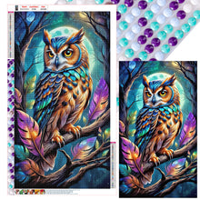 Load image into Gallery viewer, Diamond Painting - Full Round - Owl (40*70CM)
