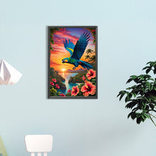 Load image into Gallery viewer, Diamond Painting - Full Round - Sunset and parrot (40*60CM)
