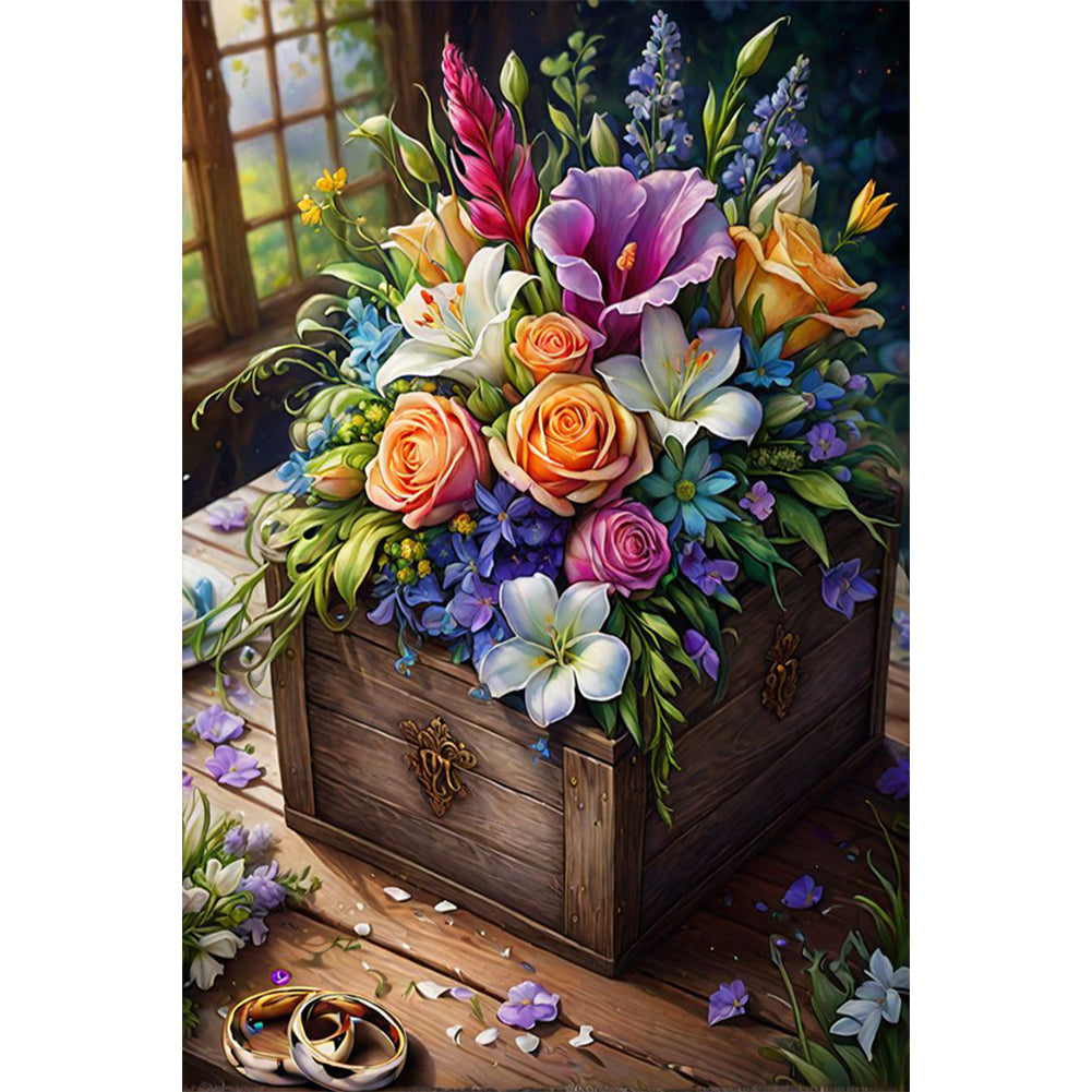 Diamond Painting - Full Round - Flower box (40*60CM)