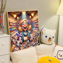 Load image into Gallery viewer, Diamond Painting - Full Round - Handmade girl (40*40CM)

