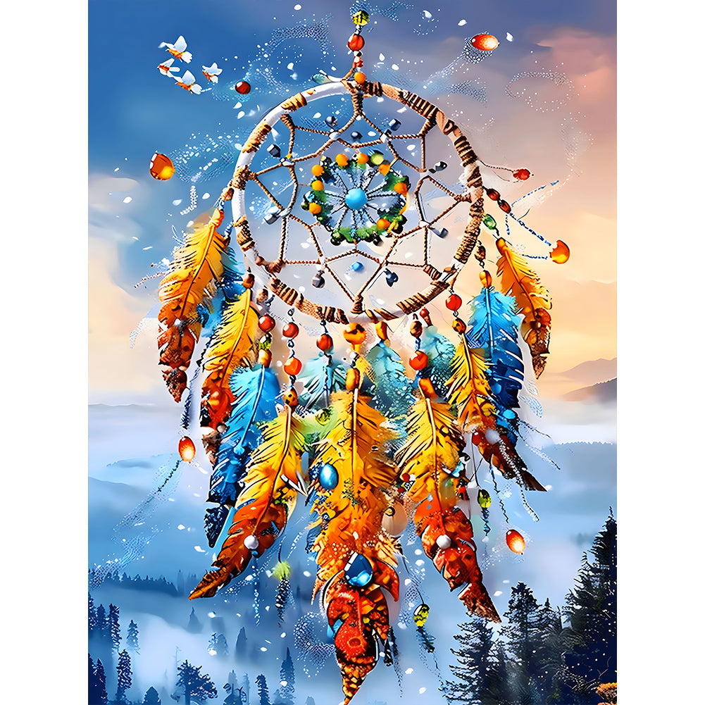 Diamond Painting - Full Round - Dream catcher (30*40CM)