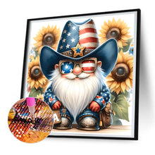 Load image into Gallery viewer, Diamond Painting - Full Round - Independence Day gnome (30*30CM)
