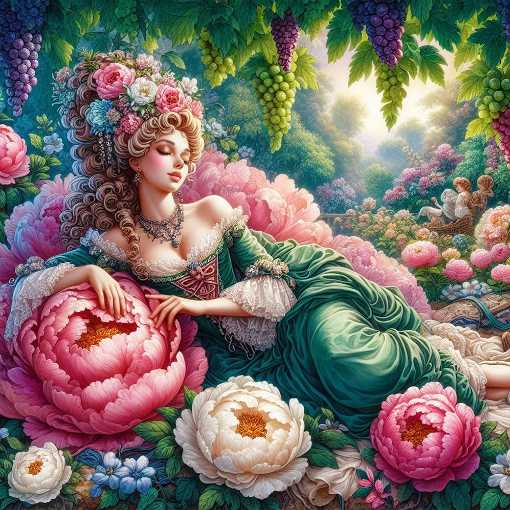 Diamond Painting - Full Round - Flower beauty (40*40CM)
