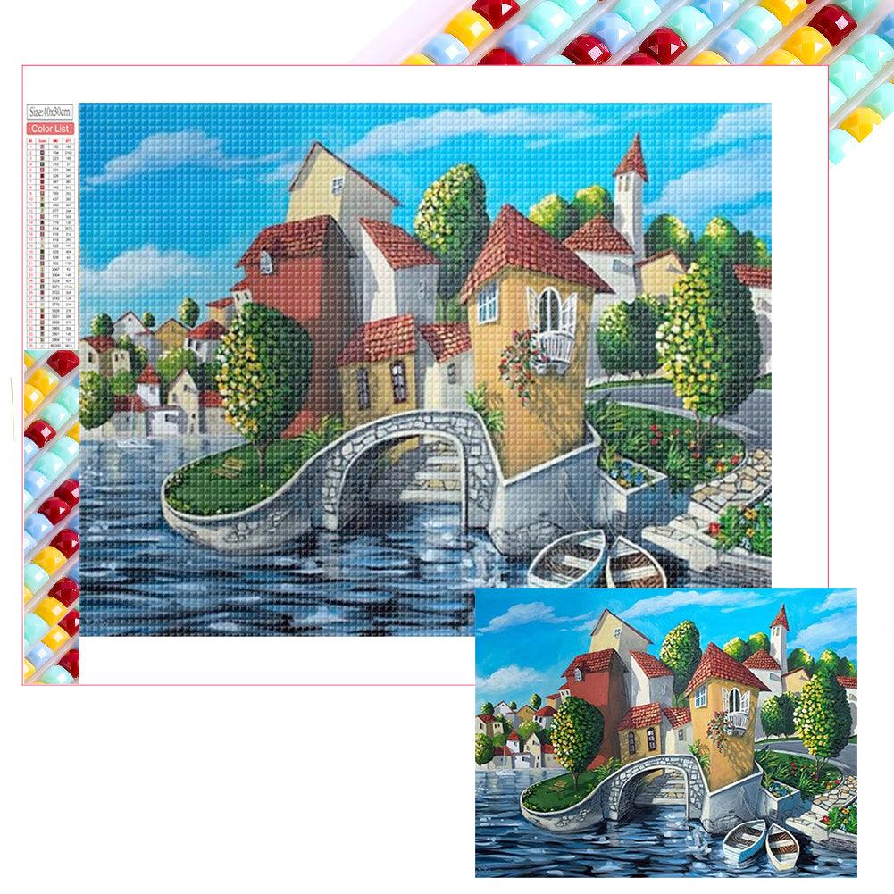 Diamond Painting - Full Square - Town (40*30CM)