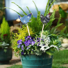 Load image into Gallery viewer, Cartoon Chicken Garden Stake Animal Diamond Art Craft Kits Craft Supplies
