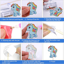 Load image into Gallery viewer, Cartoon Horse Garden Stake Animal Diamond Art Craft Kits Craft Supplies
