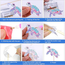Load image into Gallery viewer, Cartoon Turtle Garden Stake Animal Diamond Art Craft Kits Craft Supplies
